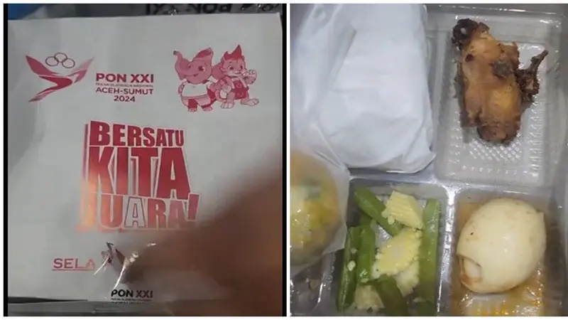 6 Potret Menu Makan Atlet PON XXI Aceh-Sumut, Budget Rp 50 Ribu tapi Prihatin