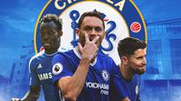 Chelsea - Michael Essien, Nemanja Matic, Jorginho (Bola.com/Adreanus Titus)