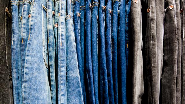 Ilustrasi model celana jeans