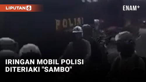 VIDEO: Miris! Iring-iringan Polisi Diteriaki Sambo oleh Warga