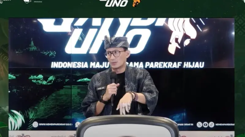 Menparekraf Sandiaga Uno dalam The Weekly Brief with Sandi Uno, Selasa, 17 September 2024