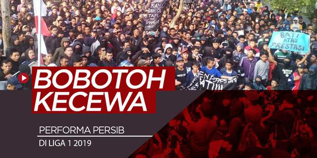 VIDEO: Ratusan Bobotoh Suarakan Kekecewaan ke Manajemen Persib