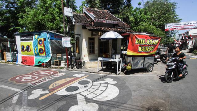 Bendera One Piece Ramai Berkibar