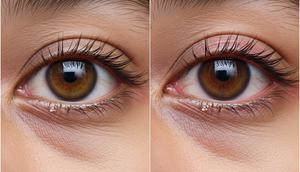 Perbedaan Ptosis dan Blefaritis pada Mata (AI)