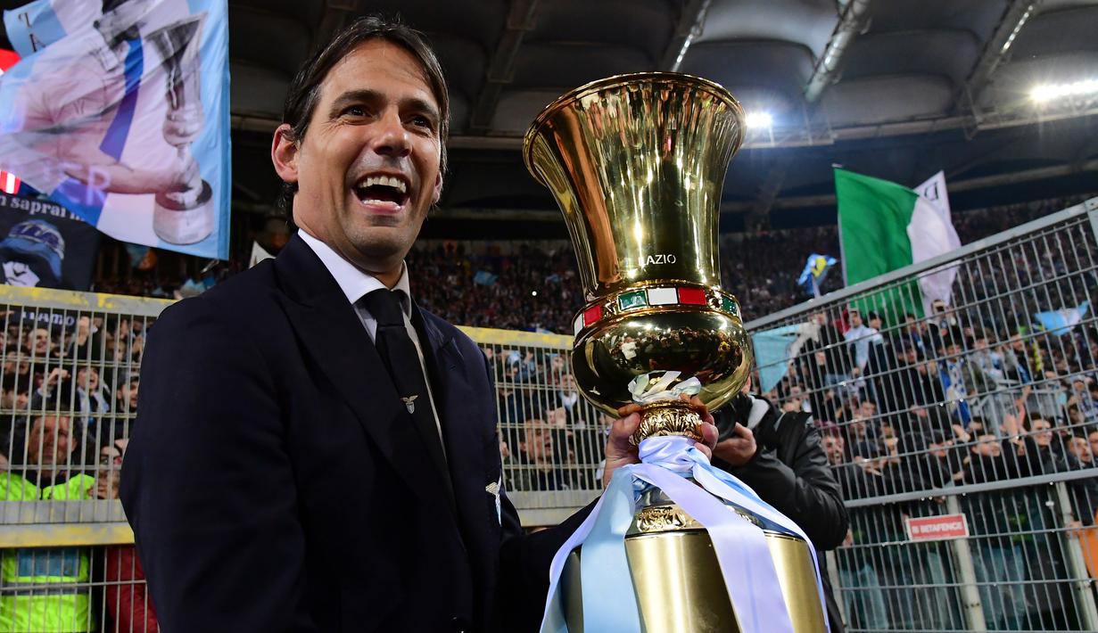 Pelatih berusia 62 tahun itu ditunjuk sebagai suksesor Simone Inzaghi yang baru-baru ini hijrah ke kota Milan. (AFP/Vincenzo Pinto)