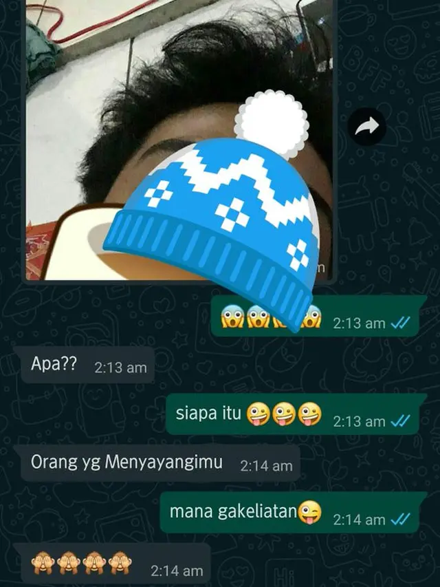 6 Chat Pacar Kirim Foto Selfie Ini Bikin Tepuk Jidat