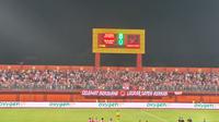 Madura United sukses melumat Barito Putera delapan gol tanpa balas pada laga pekan pertama BRI Liga 1 musim ini di Stadion Gelora Madura Ratu Pamellingan, Pamekasan, Sabtu (23/7/2022). (Bola.com/Wahyu Pratama)
