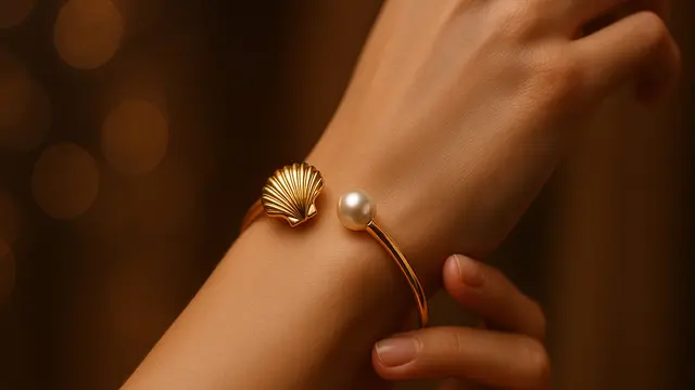 Gelang Emas Model Kerang Terbaru 2025