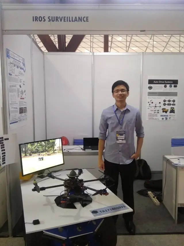 iROS Surveillance alat pendeteksi zat kimia berbahaya buatan mahasiswa ITB. (Dok. Humas ITB)