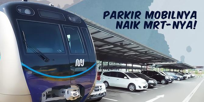 VIDEO: Parkir Mobilnya, Naik MRT-nya