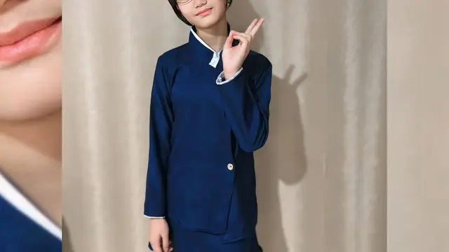 Potret Bilqis saat Cosplay Jadi Maki Zenin. (instagram/ayutingting92)