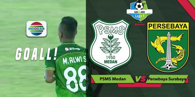 VIDEO: Tendangan Bebas Pemain PSMS yang Robek Jala Gawang Persebaya