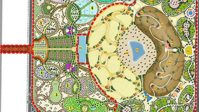 Denah Taman Quran Dubai