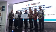 Keluarga Jurnalis Hilang Kontak di Perairan Krakatau Terima Santunan 10 BUMN
