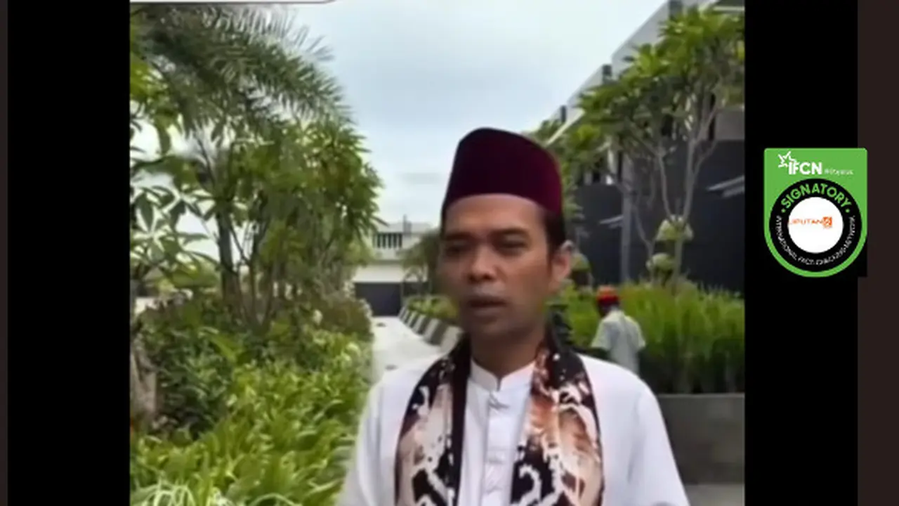 Klaim unggahan video Ustadz Abdul Somad membagikan uang Rp50 juta