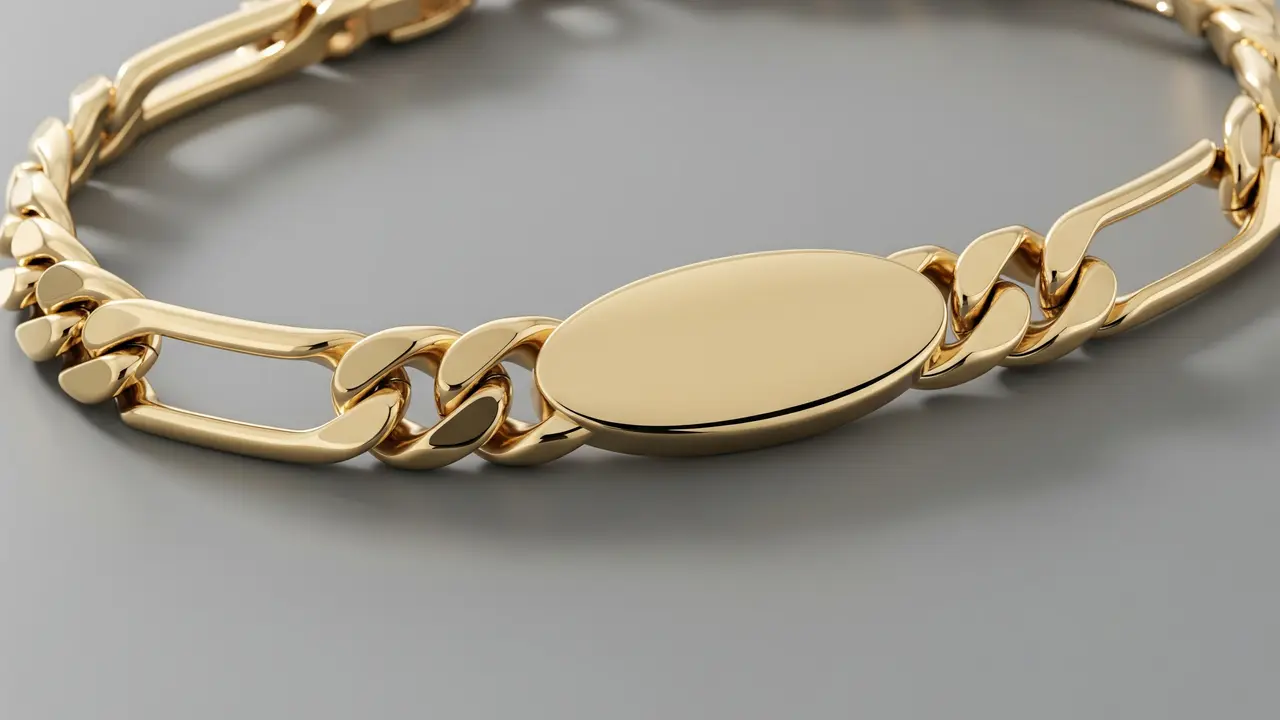 Model Gelang Tangan Rantai Plat Hollow Mewah Gram Kecil