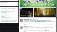 Trending Topic Happy Ied Mubarak 1435H