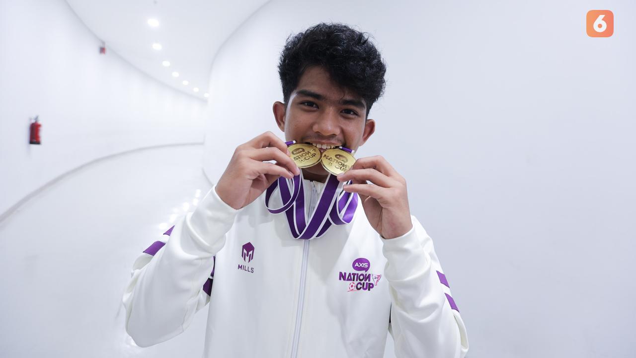 Pemain SMK Medika Samarinda, Muhammad Irfan Hamid, terpilih sebagai Pemain Terbaik AXIS Nation Cup 2024