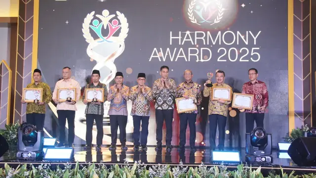 Harmony Award 2025, Wamendagri Wiyagus Tekankan Pentingnya Penguatan Kerukunan di Daerah