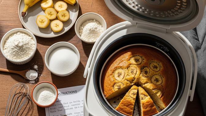 5 Resep Bolu Pisang Kukus Magic Com Paling Gampang: Dijamin Lembut Sempurna Tanpa Oven, Anti Gagal Pemula!