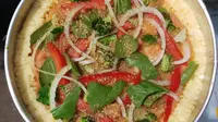 Pizza Singkong sehat gluten free tanpa oven. (Dok: Cookpad @dapurberuang)