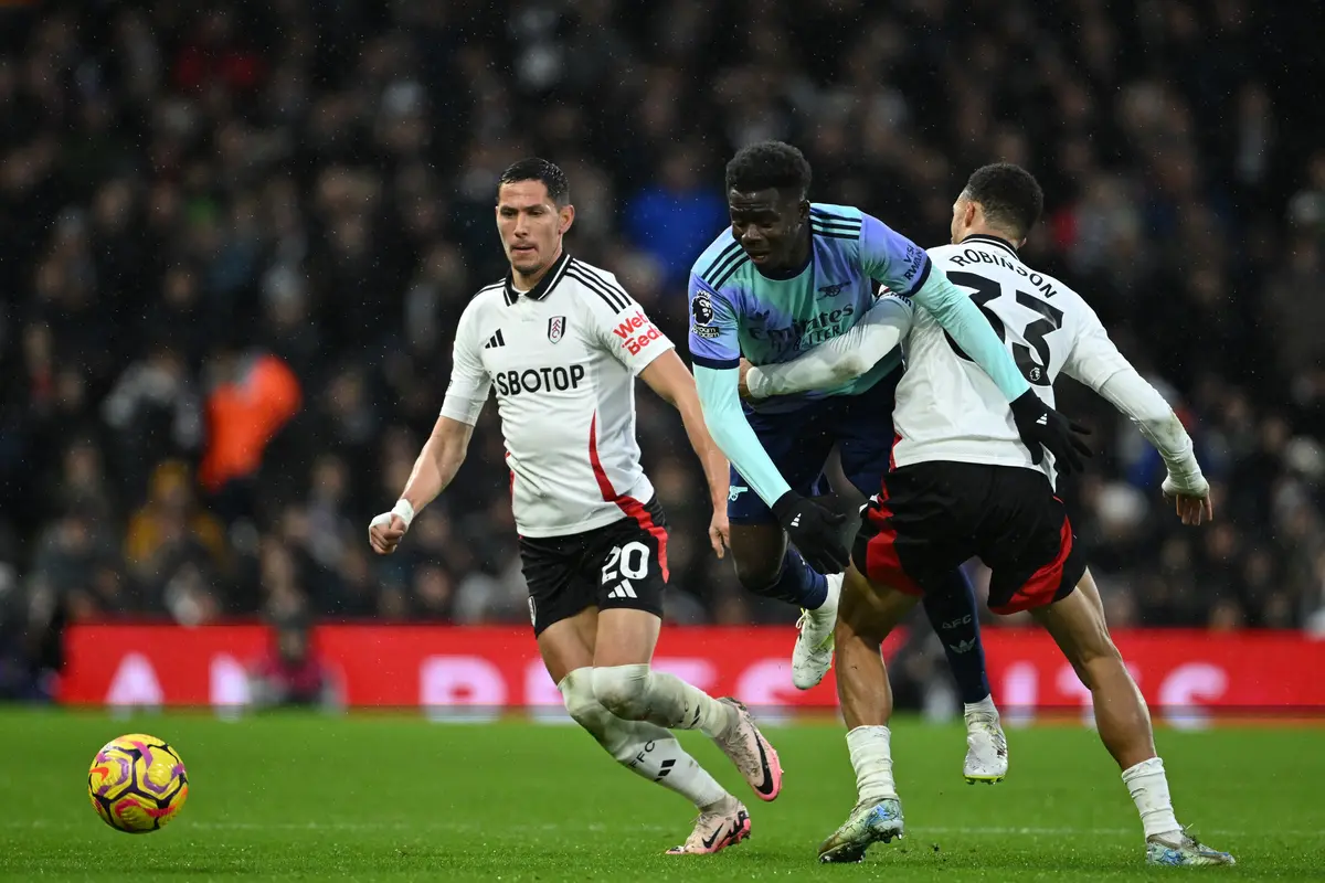 Duel sengit Liga Inggris antara Fulham melawan Arsenal
