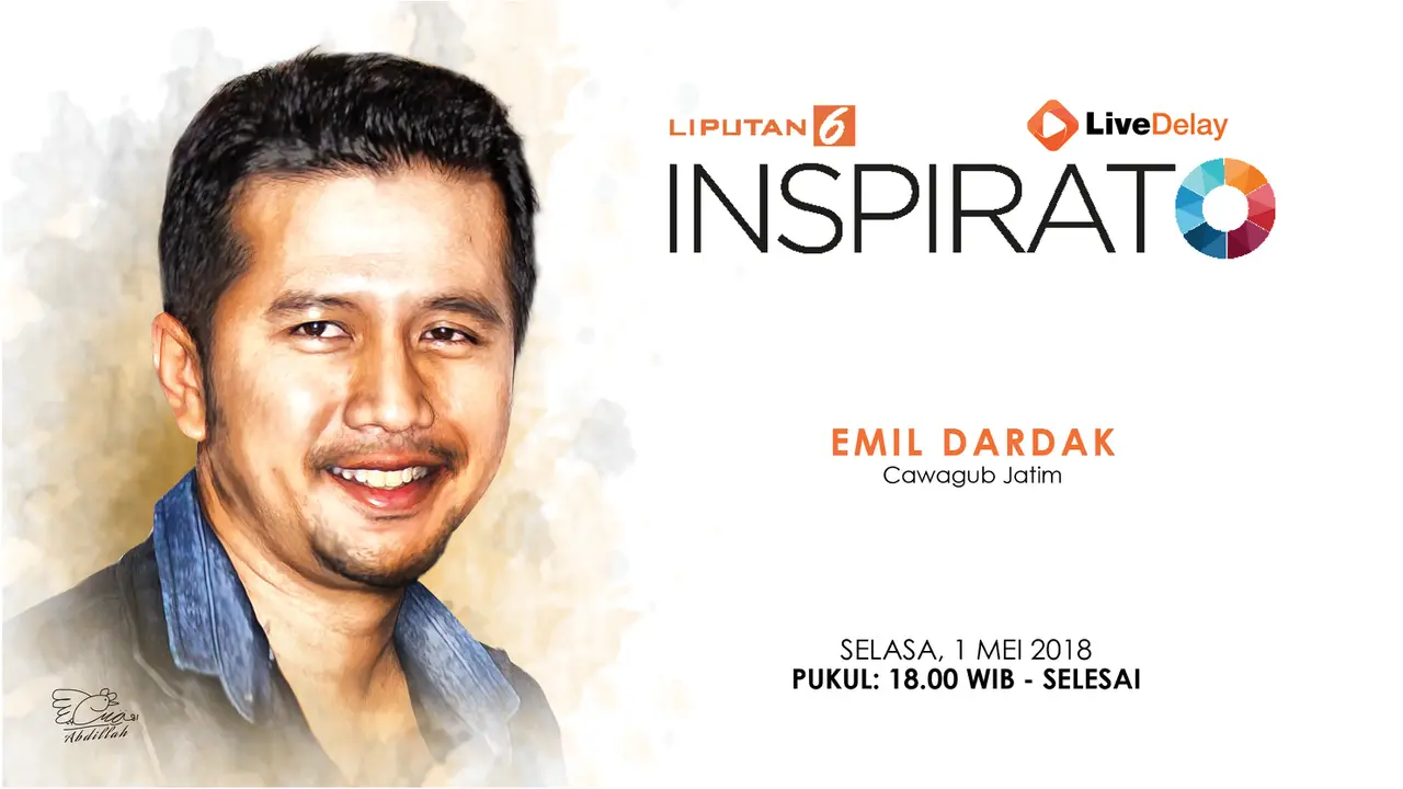 Saksikan Inspirato Bersama Emil Dardak, Cawagub Jatim