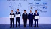 Indonesia akan segera memiliki proyek amonia hijau hybrid pertama di dunia, inovasi terbaru dari BUMN Pupuk Indonesia.
