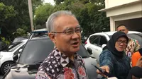 Duta Besar Jepang untuk Indonesia Ishii Masafumi bertemu Mahfud Md. (Liputan6.com/Lizsa Egeham)