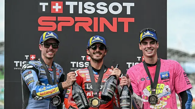 Podium Sprint Race MotoGP Malaysia 2025