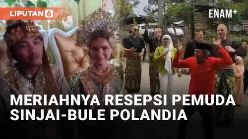 VIDEO: Meriahnya Resepsi Pernikahan Pemuda Sinjai dan Bule Polandia, Keluarga Joget dengan Baju Adat