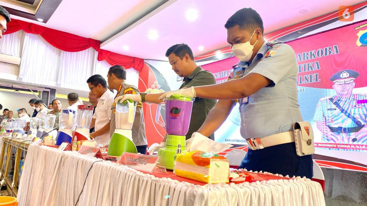 Pemusnahan oleh Polda Kalsel Lipuitan6