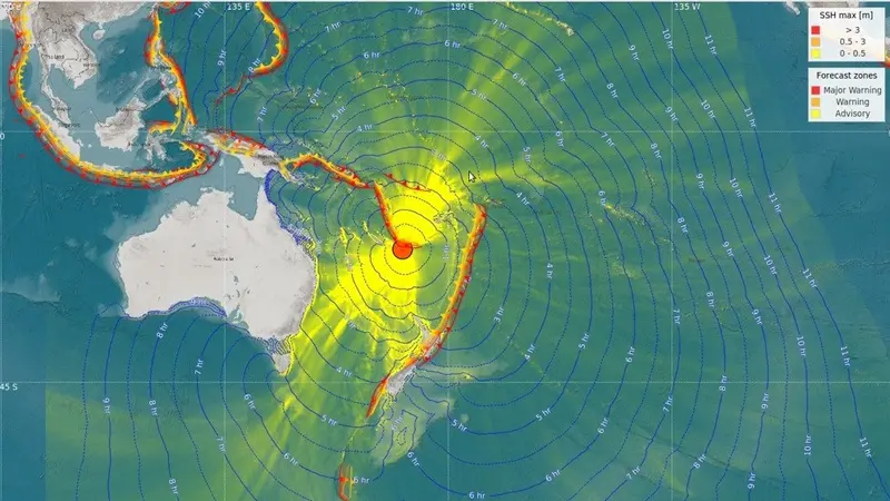 Gempa Pasifik Selatan