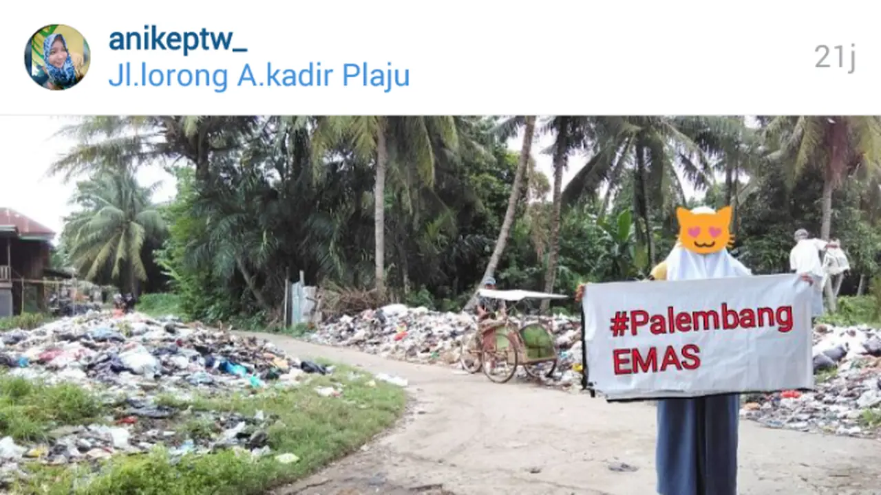 Celaan Anak SMA atas Slogan Pemkot Palembang Ramaikan Instagram