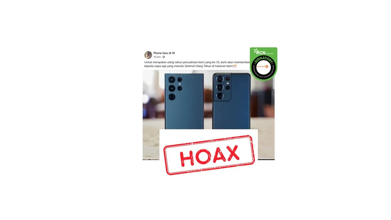 Cek fakta HUT Samsung