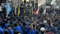 Mahasiswa Demo Lagi Depan Gedung DPR, Ini Tuntutannya