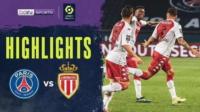 VIDEO: Kylian Mbappe Melempem, PSG Dipecundangi AS Monaco 0-2