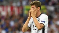 Striker tim nasional Jerman, Thomas Muller. (AFP/Franck Fife)