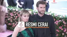 Miley Cyrus dan Liam Hemsworth resmi bercerai pada 28 Januari 2020. Pengadilan Los Angeles telah menyetujui permohonan perceraian mereka. Miley dan Liam diketahui sudah berpisah sejak Agustus 2019.