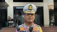Direktur Lalu Lintas Polda Metro Jaya, Kombes Pol Latif Usman mengatakan kebijakan pengalihan arus diterapkan selama pelaksanaan Konferensi Tingkat Tinggi atau KTT ASEAN Ke-43 di DKI Jakarta. (Foto:Liputan6/Ady Anugrahadi)