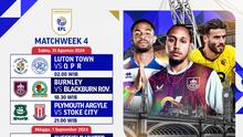 Jadwal Siaran Langsung EFL Championship Matchweek 4. (Sumber: dok. vidio.com)