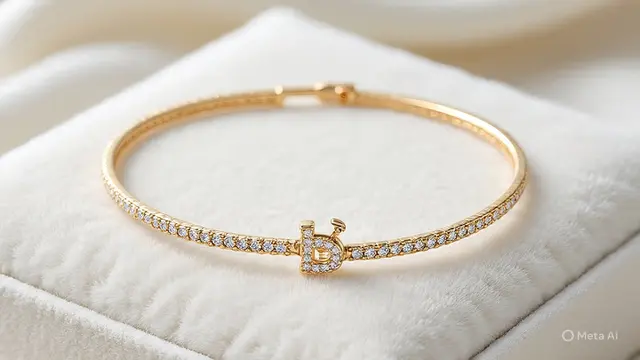 Gelang Tennis 22K Mini Charm Favorit Hijabers