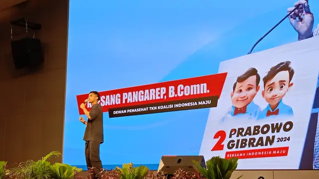 Kaesang Pangarep di Banten. (Rabu, (03/01/2024). (Yandhi Deslatama/Liputan6.com).