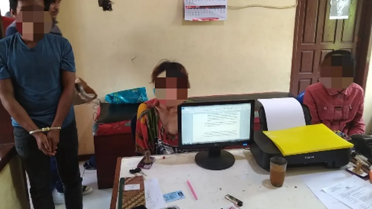 Pelaku pengeroyokan terhadap seorang pemuda di Bukittinggi.