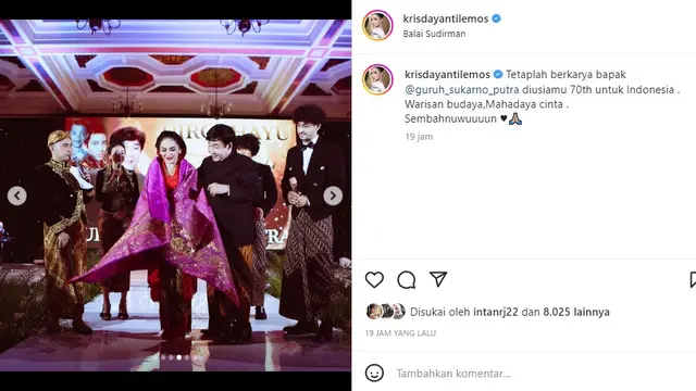 Guruh Soekarnoputra - Krisdayanti (Foto: Instagram/@krisdayantilemos)