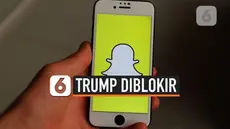 Aplikasi berbagi video dan foto, Snapchat, mengumumkan akan memblokir secara permanen akun Donald Trump tepat pada hari pelantikan Joe Biden-Kamala Harris pada 20 Januari mendatang.