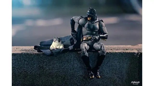 Foto Action Figure dalam Berbagai Situasi (Sumber: Boredpanda)
