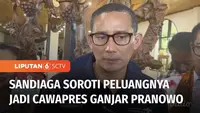 Merespons soal nasib hubungan PPP dengan PDIP, jika dirinya tak menjadi cawapres bagi Ganjar Pranowo, Sandiaga Uno menyerahkannya pada para pimpinan parpol. Sandiaga Uno mengaku kini hanya fokus pada tujuan yang menjadi slogan PPP, yakni menciptakan ...