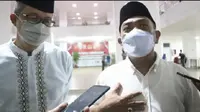 Wali Kota Cirebon Nashrudin Azis saat mengikuti malam takbiran di Balai Kota. (Istimewa)