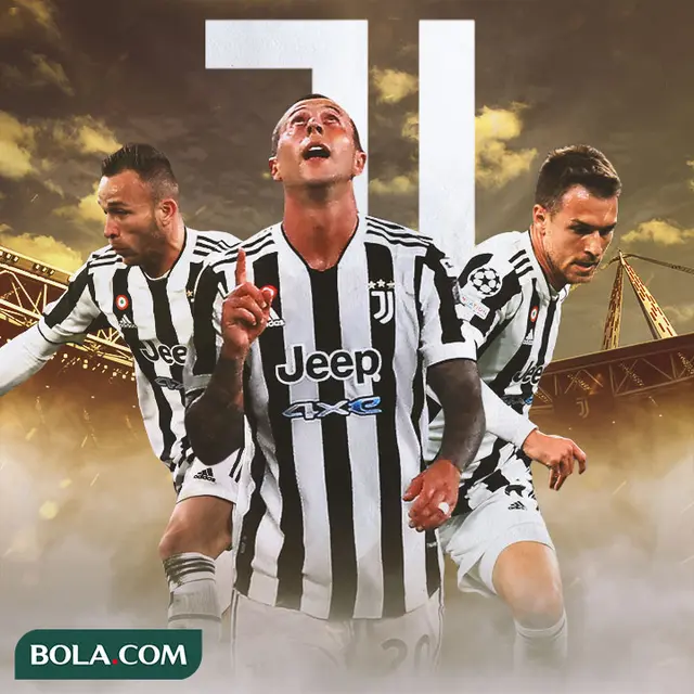 Juventus - Arthur Melo, Federico Bernardeschi, Aaron Ramsey